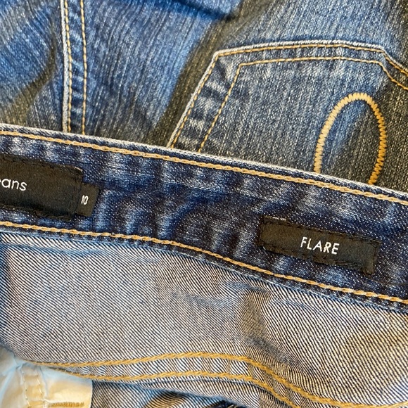 Calvin Klein Flare Leg Jeans Size 10 - Picture 10 of 12